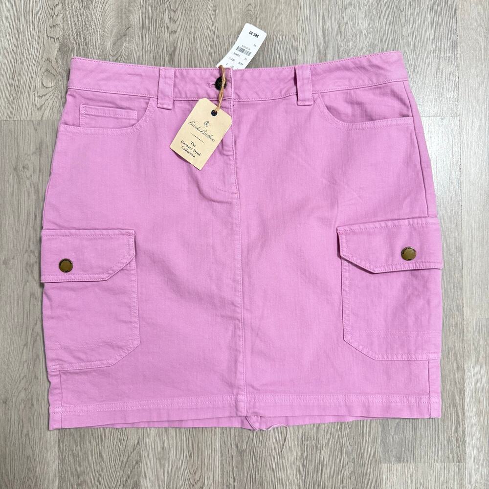 Brooks Brothers New Women's Pink Cargo Pockets Skirt Size 10